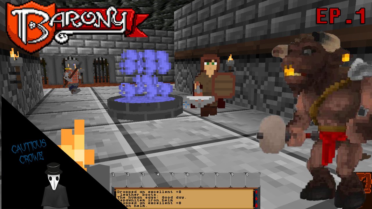 Hardest Dungeon Crawler Ever?! [Barony] ep.1 - YouTube