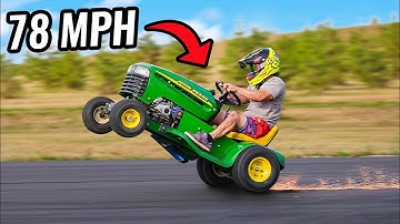 My New Racing Lawn Mower!