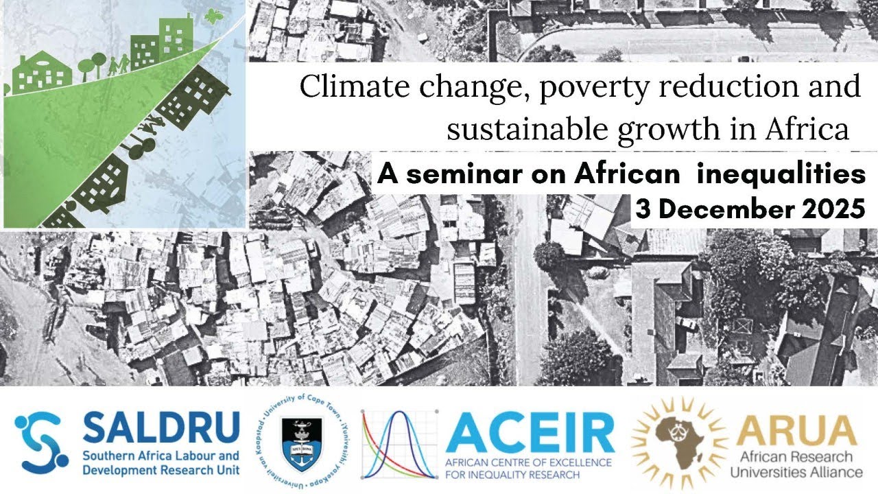 Webinar | Climate change, poverty reduction, and sustainable growth in ...