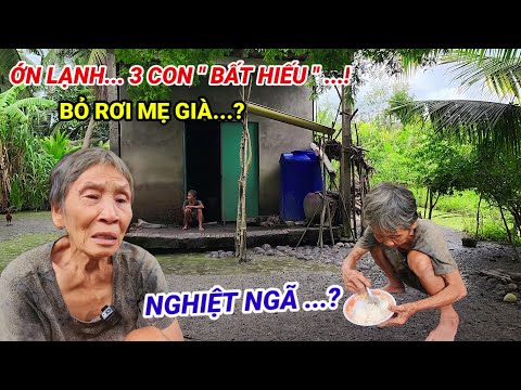 Hãi Hùng - 3 Người Con " Bất Hiếu" Bỏ Rơi Mẹ Già Trong Căn Nhà Mục Nát Thật Nghiệt Ngã