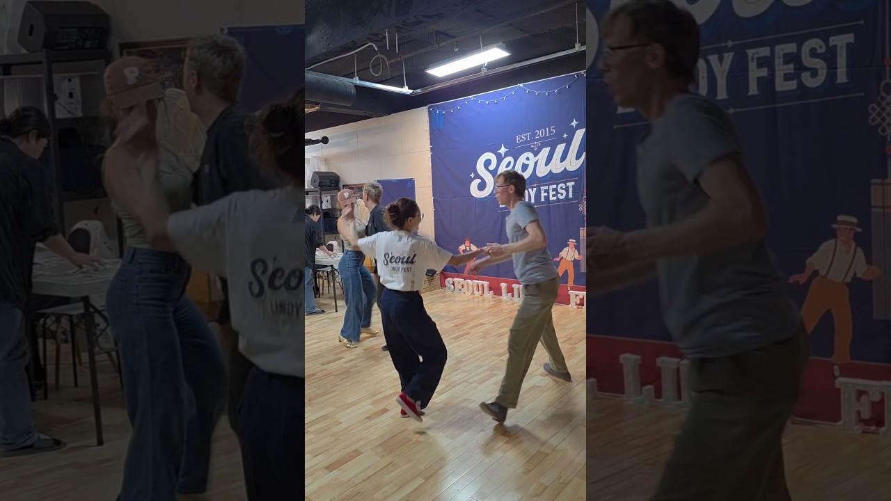 Social dancing - Christian & Jessica @ SEOUL lindyfest 2025 #swingdance #lindyhop