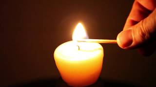 Burning Candle for 1 hour SILENCE