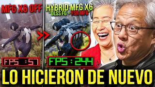 HYBRID Multi Frame Generation X6 con DLSS FG FUNCIONA en RTX 40 y MEJORAS GPUs AMD y NVIDIA