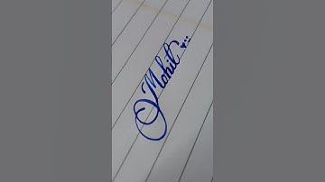 Comment your name ❤️#mohit #shortsvideo #viralshorts #calligraphyart