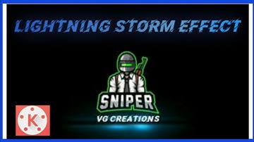 How to make Lightning Storm Effect Intro in Kinemaster 💥