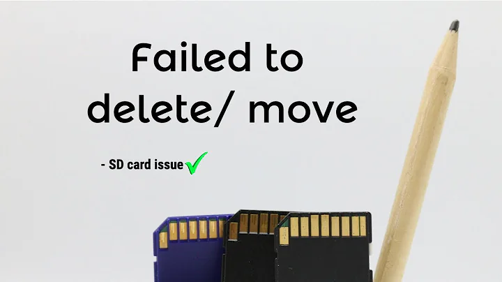 How to solve failed to delete/move problem in memory card.(100% work)