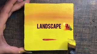 How To Paint Landscape For Beginners