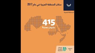 سكان المنطقة العربية في عام 2017