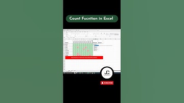 COUNT Function in Excel | Track Attendance Easily! #shorts #excel #countif #tipsandtricks