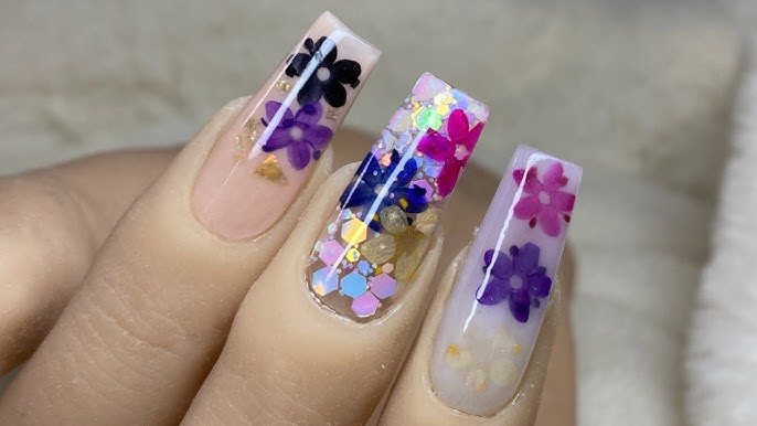 ENCAPSULADO DE NATURALEZA MUERTA/FULL SET DE UÑAS ACRÍLICAS😍 