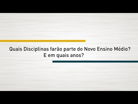 Vídeo: Quais disciplinas estarão na 5ª série nos anos acadêmicos de 2021-2022