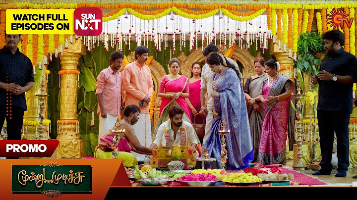 Moondru Mudichu - Promo | 09 Oct 2024 | Tamil Serial | Sun TV