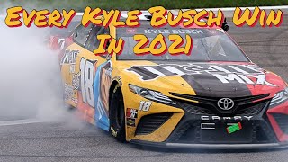 Every Kyle Busch win in NASCAR in 2021