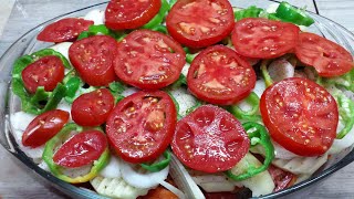 اكلات صيامى بالخضار/ نى فى نى نباتى/A vegetarian food with vegetables