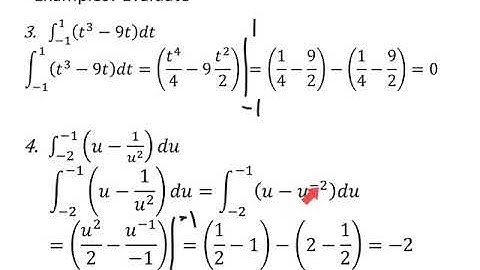 1411 Sec 4.4 First Fundamental Theorem of Calculus