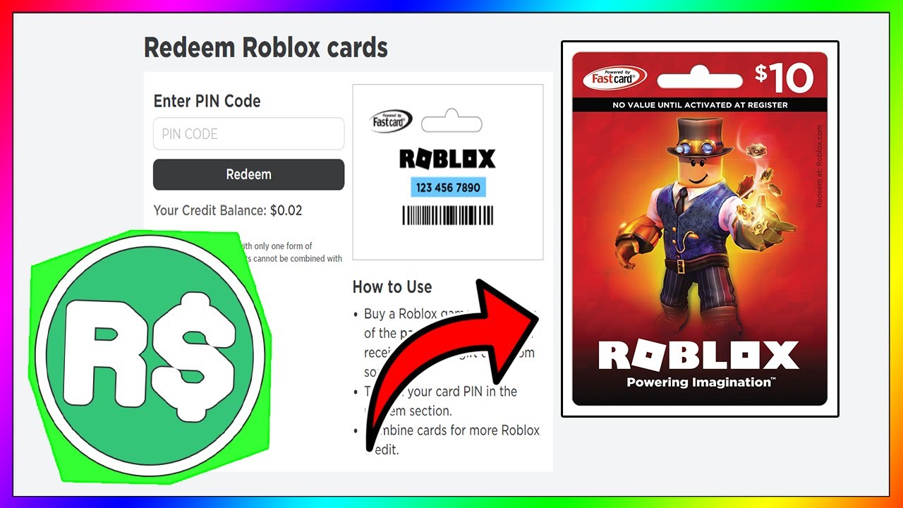 800 Robux Back Of Robux Gift Card