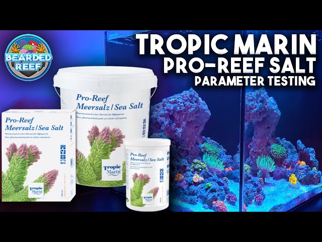 Tropic marin pro reef salt, testing the paramaters of