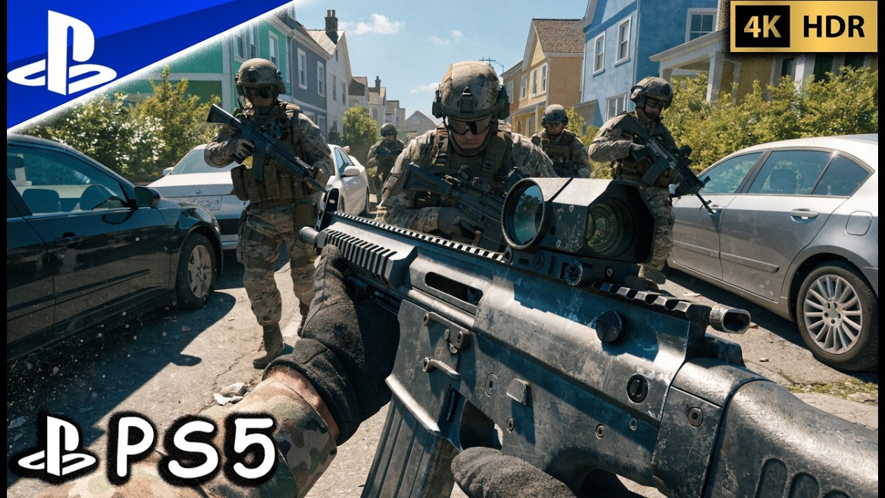 (PS5) USA Army Ambushed in Northeastern Virginia | Ultra Realistic Gameplay [4K60FPS] Call of Duty