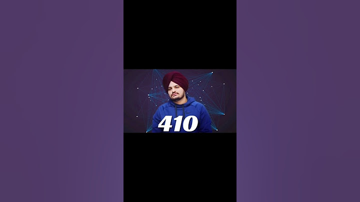 410 (OFFICIAL VIDEO) SIDHU MOOSE WALA | SUNNY MALTON | Latest New Punjabi Songs 2024