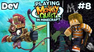 Monkey Quest in Minecraft [Episode 8] - RACHNOK'S LAIR + FINAL RELEASE!