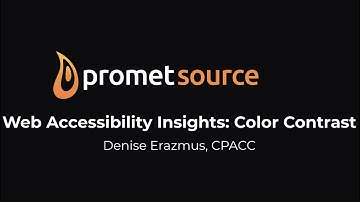 Accessibility Insights:  Color Contrast