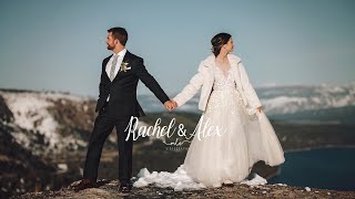 Rachel and Alexs Snow Elopement Wedding in Truckee, CA