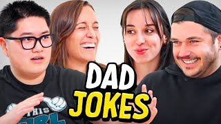Dad Jokes | Don't laugh Challenge | Alan x Sam vs Abby x Matt | Raise Your Spirits