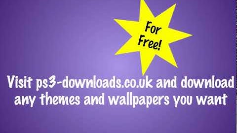 installing themes and wallpaper ps3 in 3 easy steps