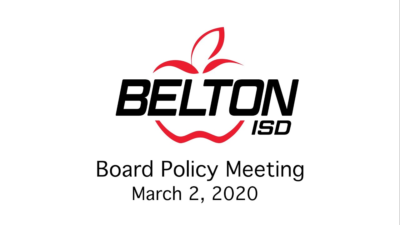 Belton ISD Board Policy Committee Meeting March 2 2020 YouTube belton-isd-board-policy-committee-meeting-march-2-2020-youtube