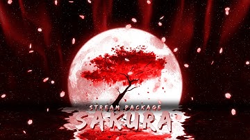 Sakura | Blossom Twitch Overlay Package | Animated Stream Pack