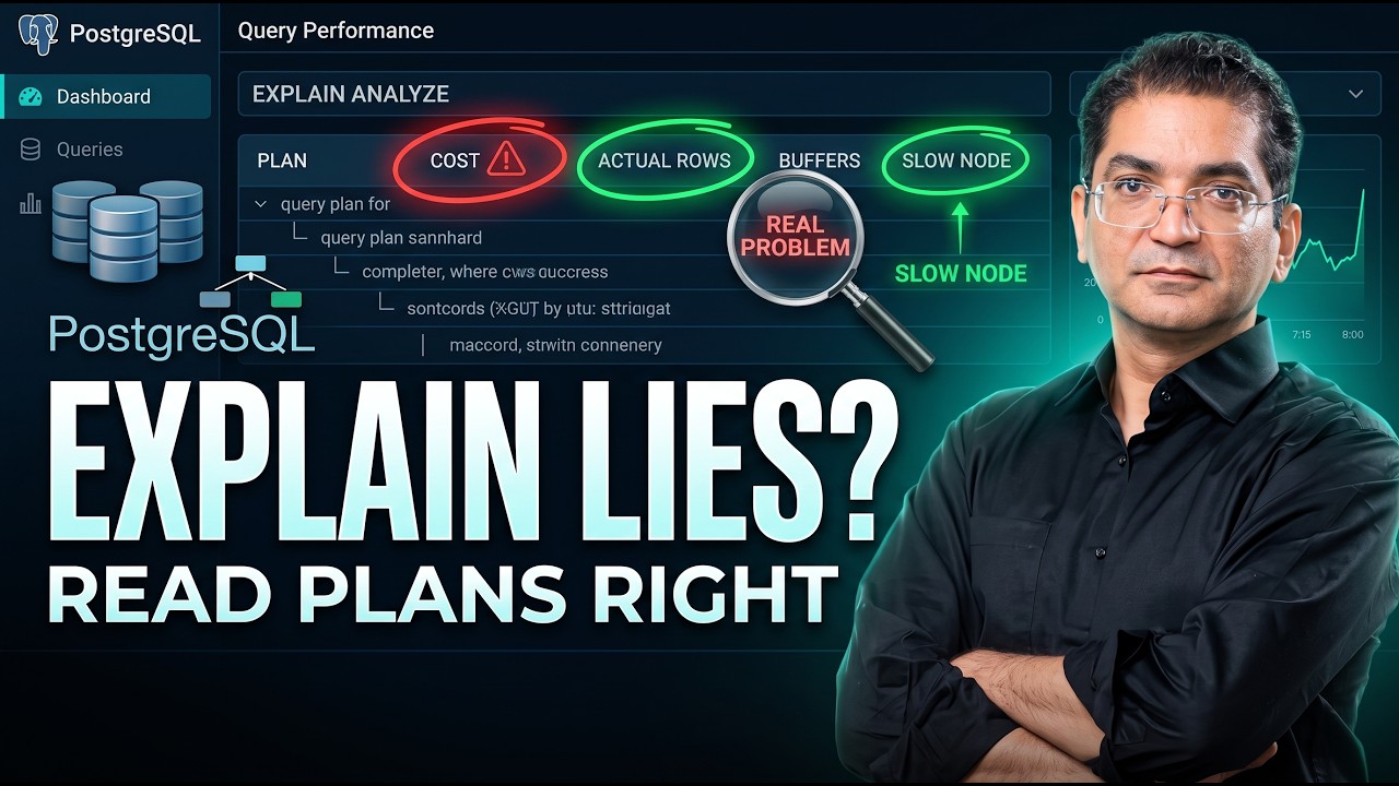 PostgreSQL Slow Queries: Read EXPLAIN ANALYZE Like a DBA - YouTube