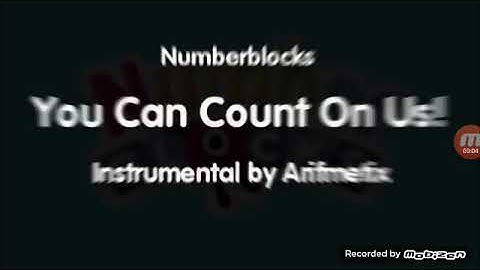 Numberblocks intro made by instuments