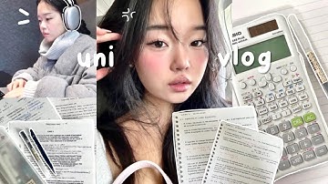 STRESSED EXAM WEEK🗄️: Crashouts and Productivity, cramming assignments, Christmas Wishlist etc.