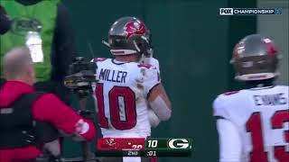 On this day in 2021 - Tom Brady with a big touchdown pass to Scotty Miller - Bucs vs Packers