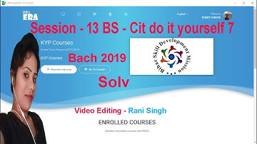Era Session 13 BS Cit Do it Yourself 7