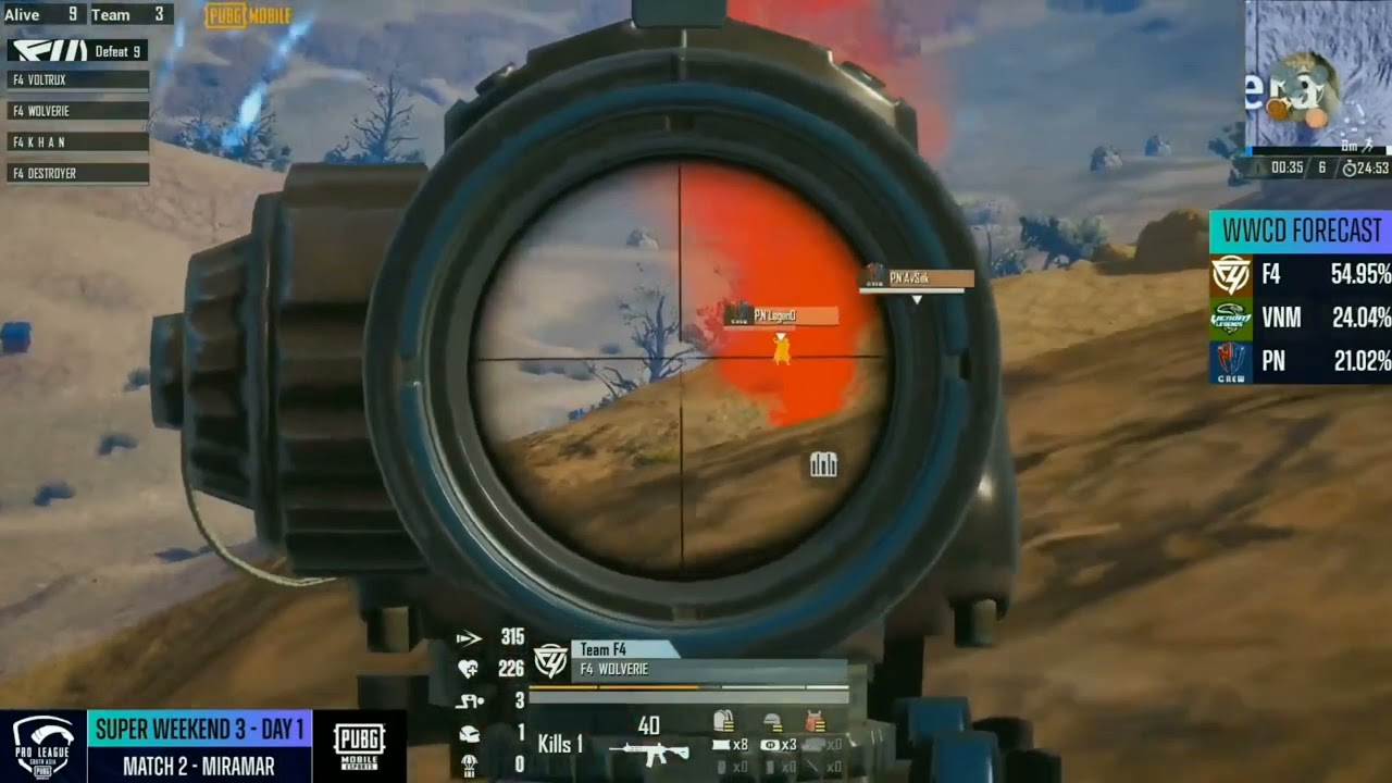 PMPL season 3 SW3D1 M2 Miramar Map Highlights