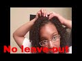13 minute hairstyle with no leave out