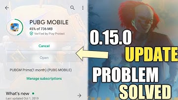 PUBG 0.15.0 PLAYSTORE UPDATE PROBLEM SOLVED || 0.15 HALLOWEEN UPDATE NOT SHOWING FIXED