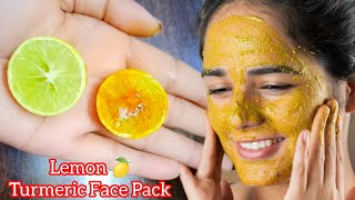 Instant Glowy Skin Hand Face Pack Skin Whitening With Turmeric & Lemon I Skin Care Beauty Tips