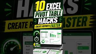 10 Excel Pivot Table Hacks to Create Reports Faster | Excel Tips for Work