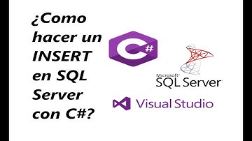 Como hacer un INSERT en SQL Server con C# || CÓDIGO INCLUIDO!!!