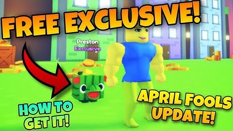 APRIL FOOLS UPDATE! HOW TO GET FREE EXCLUSIVE PET!  | Pet Simulator X
