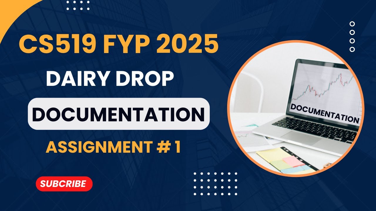 𝗖𝗦𝟱𝟭𝟵 𝗙𝗶𝗻𝗮𝗹 𝗬𝗲𝗮𝗿 𝗣𝗿𝗼𝗷𝗲𝗰𝘁 | 𝗗𝗮𝗶𝗿𝘆 𝗗𝗿𝗼𝗽 | 𝗙𝗮𝗹𝗹 𝟮𝟬𝟮𝟱 | 𝗖𝗼𝗺𝗽𝗹𝗲𝘁𝗲 ...