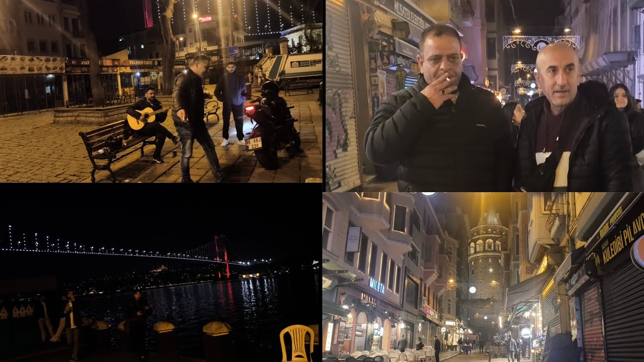 اجمل مناظر في اسطنبول 🎄🌉🛳️(İSTANBUL GALATA KULESİ)