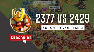 🔴 Королевская земля / 2377 vs 2429 [ Rise of Kingdoms ]