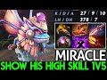 MIRACLE [Puck] Show His High Skill Easy 1v5 Gameplay Dota 2