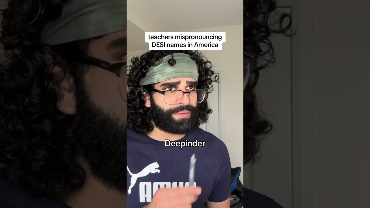 Indian teacher mispronouncing gora names