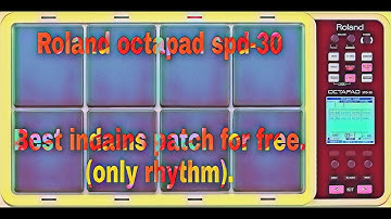 Roland spd-30 indians patch.(Amit spd-30)
