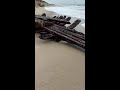 Nor'easter uncovers century-old shipwreck in Massachusetts