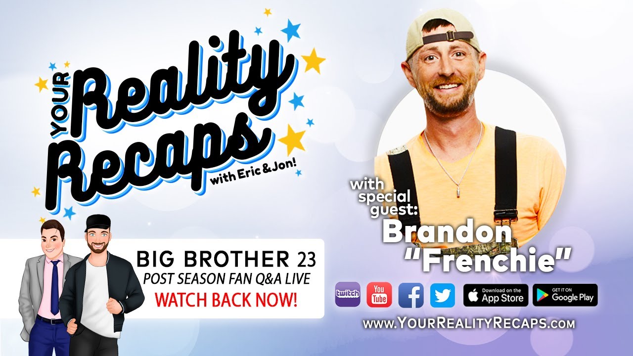 BB23 POST SEASON FAN Q&A:  Brandon "Frenchie" French